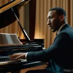Mahershala Ali의 두 차례 오스카 수상 이유 - **Prompt 1: Don Shirley's Elegant Solitude**
    A sophisticated Mahershala Ali as Don Shirley, sitt...